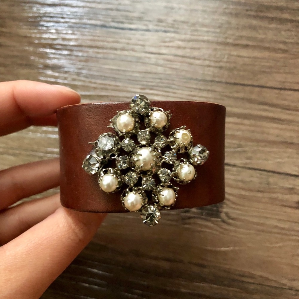 Made in The Deep South Leather Cuff